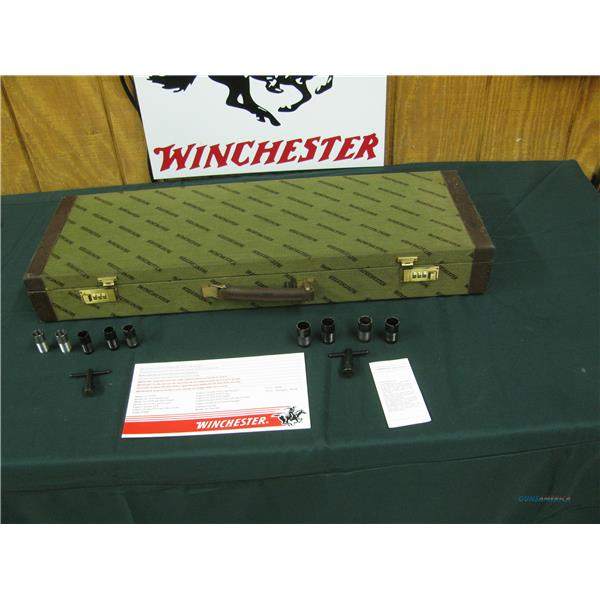 7419 Winchester 101 2 BARREL HUNT SET, 12 gauge 28 bls 4 chokes ic mod full xfull,wrench, 20 26 inch barrels 5 cy sk m wrench all 3 chambers, pamplet, correct case, 99% condition from private