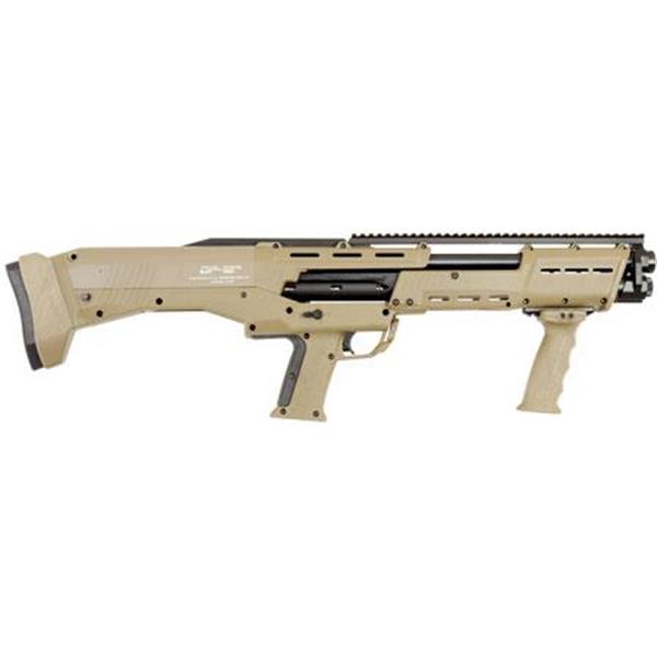 12 GA Standard Manufacturing Company, DP-12, Pump, 12Gauge, 3" Chamber, 18.875" Double Barrel, Flat Dark Earth Finish, 7+7 Rounds 869481000172