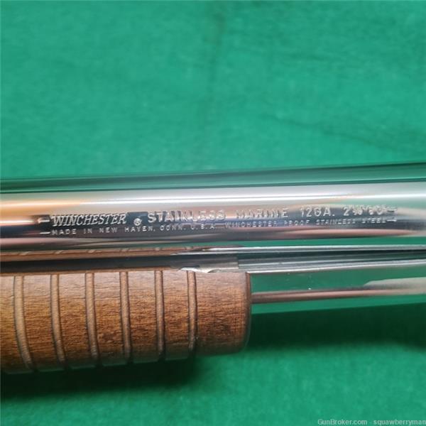 NOS UNFIRED NO RESERVE Winchester 1300 Defender stainless steel nickel 18 inch " barrel