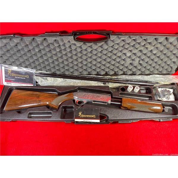 Browning BPS DU Ducks Unlimited Engraved Nickel 28ga 28 Gauge Pump Shotgun