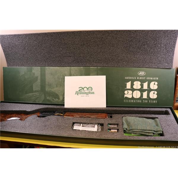 REMINGTON 1100 12GA 200TH ANNIVERSARY LIMITED EDITION EXHIBITION GRADE WOOD 28 inch " barrel
