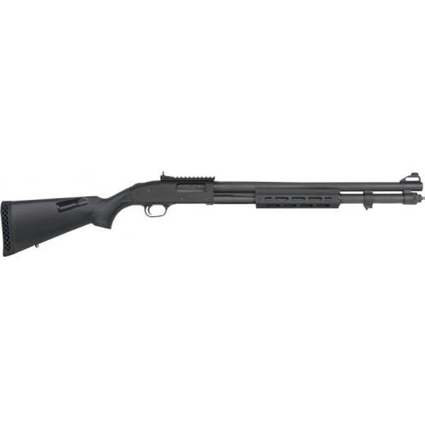 590A1 XS Security Mossberg, Black 12 Gauge 20" Barrel, 3" Chamber, 8+1 Round, Fixed w/Storage Compartment Stock 015813507684