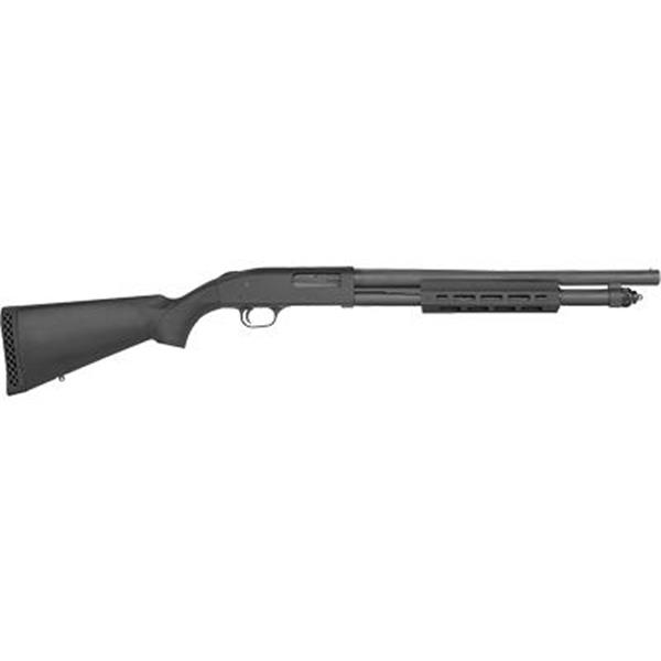 590A1 Milspec Mossberg, 590A1, Security Mil-Spec, Pump Action, 12 Gauge, 3" Chamber, 18.5" Heavy Wall Barrel, Parkerized Black Finish, Synthetic Stock with M-Lok Forend, 7Rd, Bead Sight 015813507660