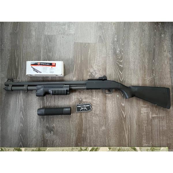 590A1 - 9 Shot Mossberg with Streamlight TL Racker 12 Gauge 19 inch " barrel