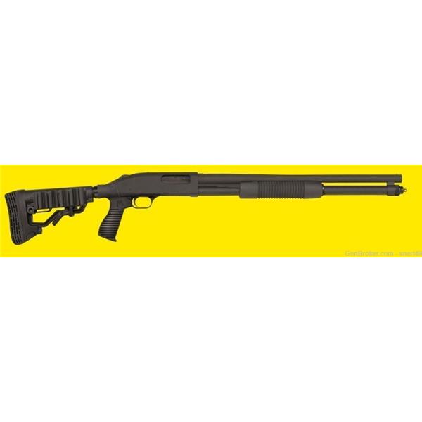 12 Gauge FLEX 590 Tactical Mossberg Ga 20” 8+1 6 Position Stock Shelholder #50695 015813506953 20 inch " barrel
